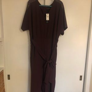 NWT Lane Bryant pantsuit burgundy/wine color 18/20